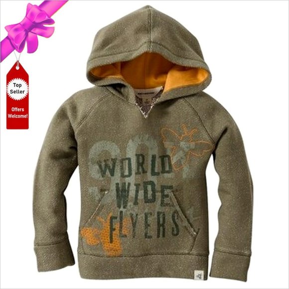Burt's Bees Baby Other - NWT BURT'S BEES BABY World Wide Flyers Hoodie
